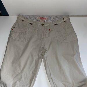 Ashag Beige Casual Pants